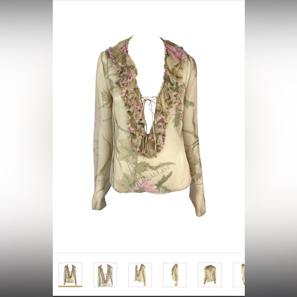 Gucci x Tom Ford - VINTAGE BLOUSE - Picture 8 of 10